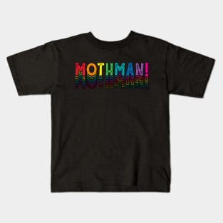 Mothman (Rainbow) Kids T-Shirt